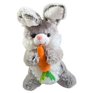 Dancing Singing Easter Bunny DanDee Collectors Choice Plush Toy With Carrot 12"